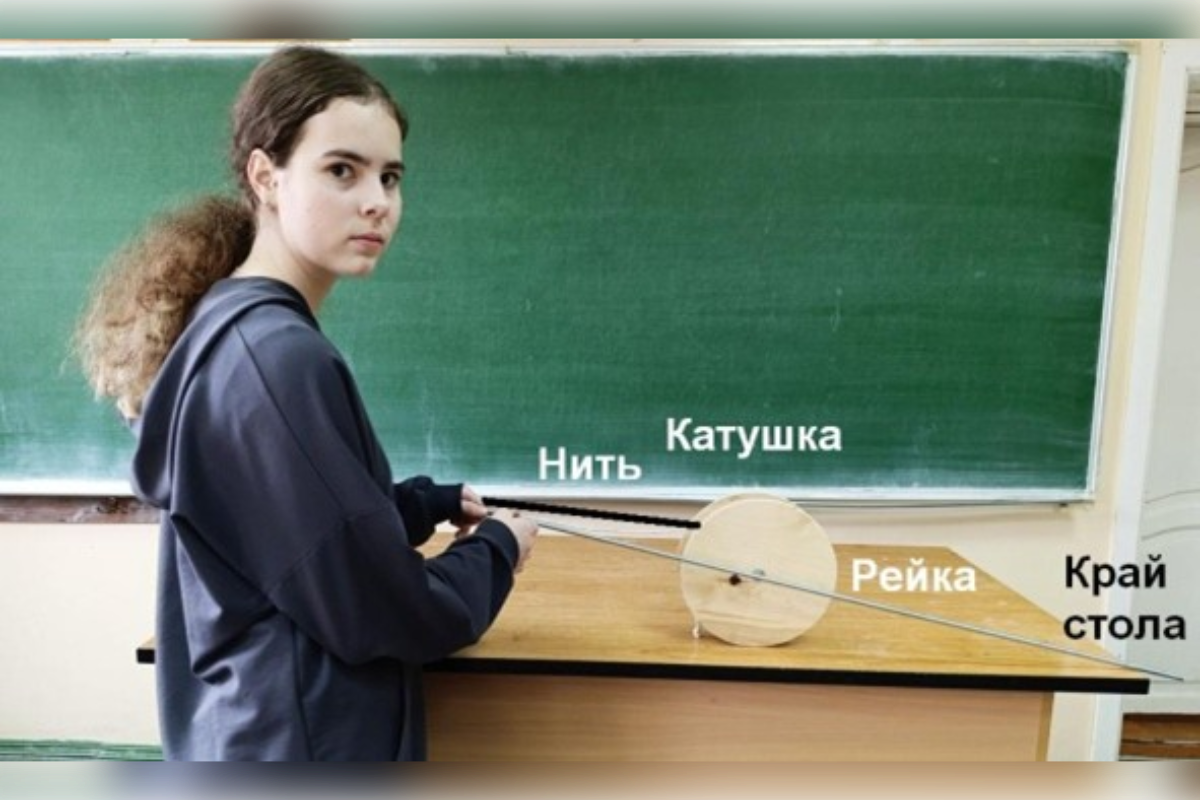 Простой прибор для изучения сложной темы мгновенного центра вращения